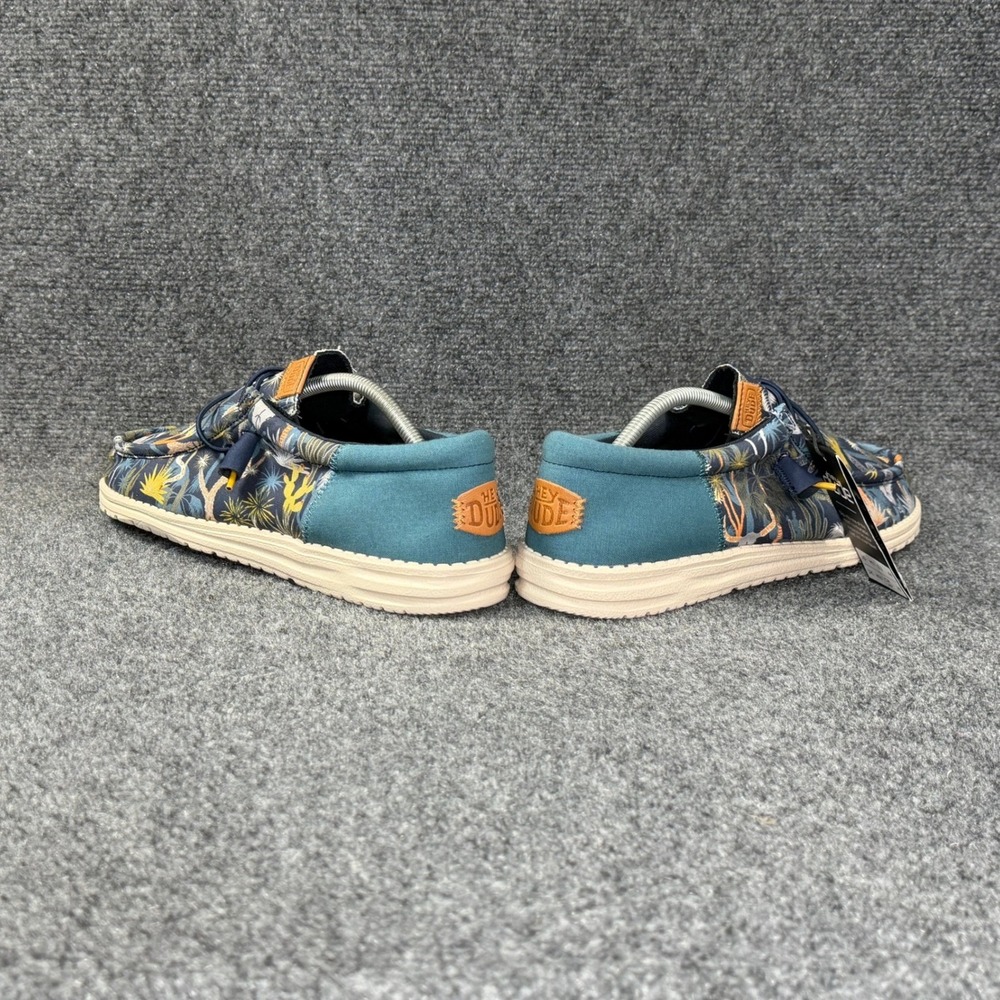 Hey Dude Wally Funk Oasis Shoes Mens 11 Blue Comfort Lightweight Slip On Sneaker - Picture 7 of 15